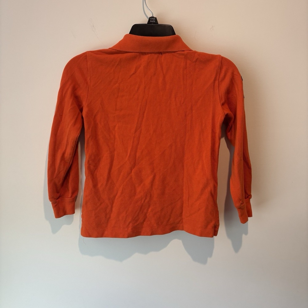 POLO‎ Ralph Lauren Orange Medium Youth Sz 7 Childrens Kids #3 EUC Big Pony Rugby - Picture 5 of 6